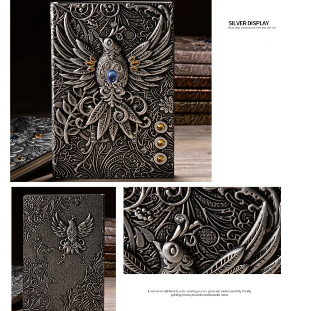 5⭐ Rated.🧡 Embossed Phoenix Journal - Picture 9 of 16